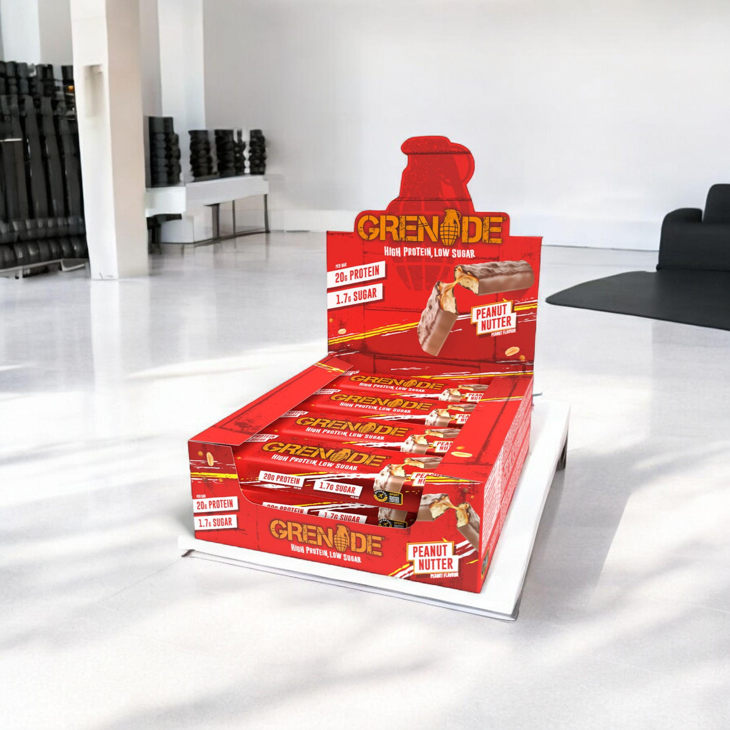 GRENADE - Barre Protéinée - 60g x12