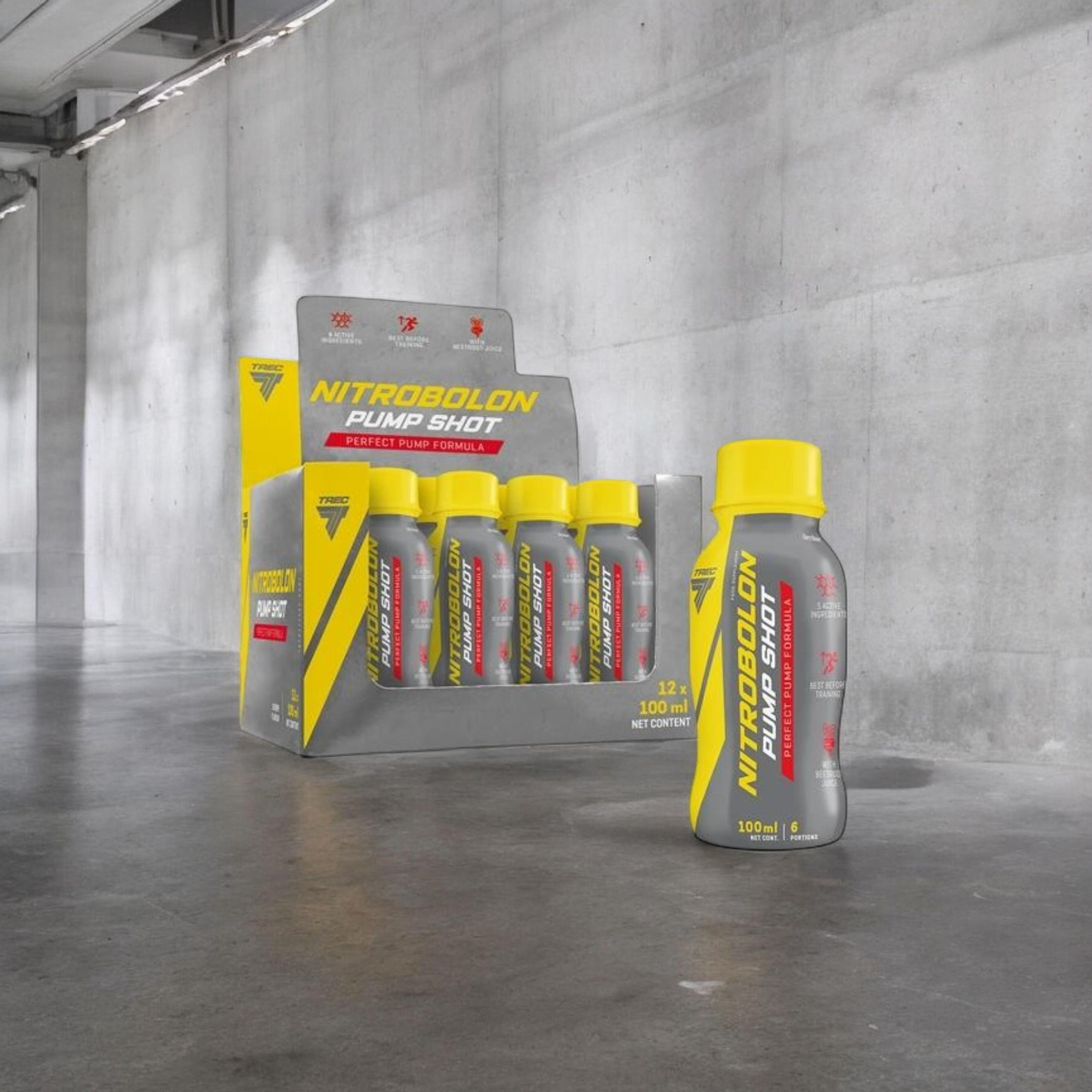 TREC - Nitrobolon Pump Shot - 12x 100ml - Cerise