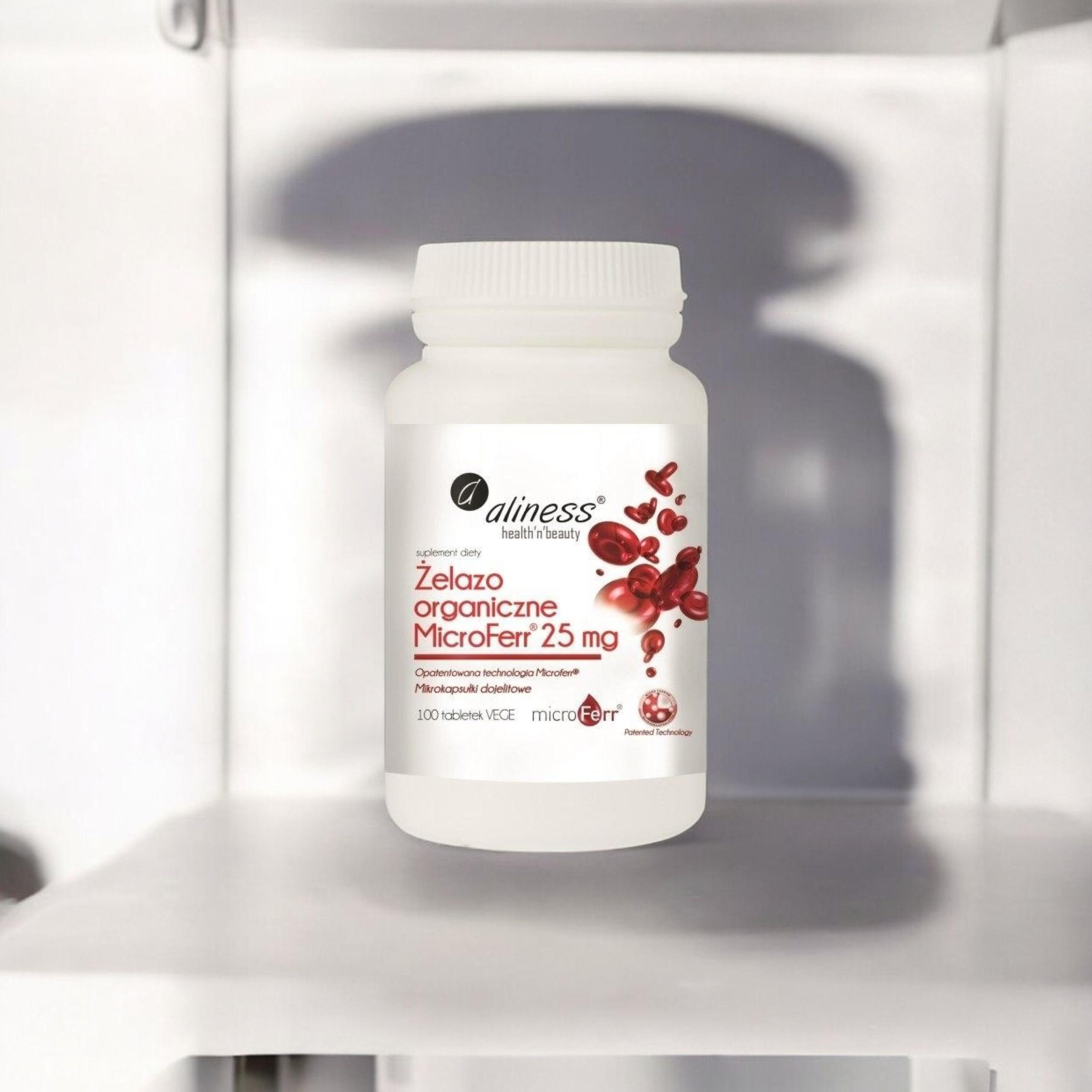 ALINESS - Fer Organique Microferr 25mg - 100tabs.