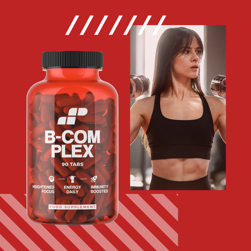 MP NUTRITION Vitamin B-Complex - 90tabs - Complexe de Vitamines B