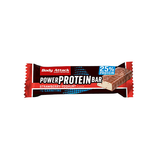 BODY ATTACK Baton Power Protein Bar - 35g - Strawberry - Yoghurt - VENTE