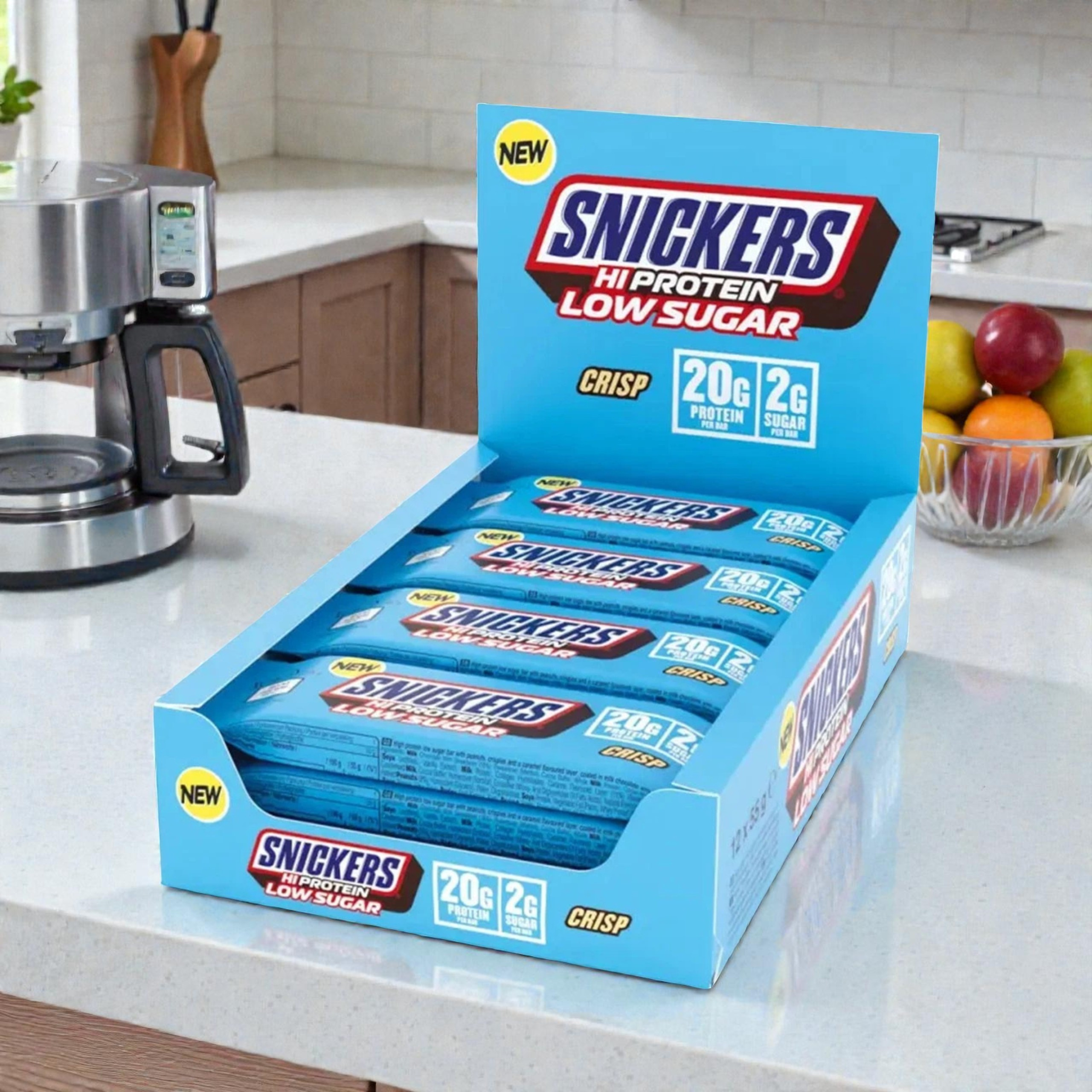 Mars - Baton Snickers HIProtein Low Sugar Bar - 55g x12
