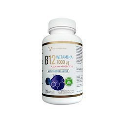 PROGRESS LABS Vitamin B12 1000mcg + Prébiotique - 120caps