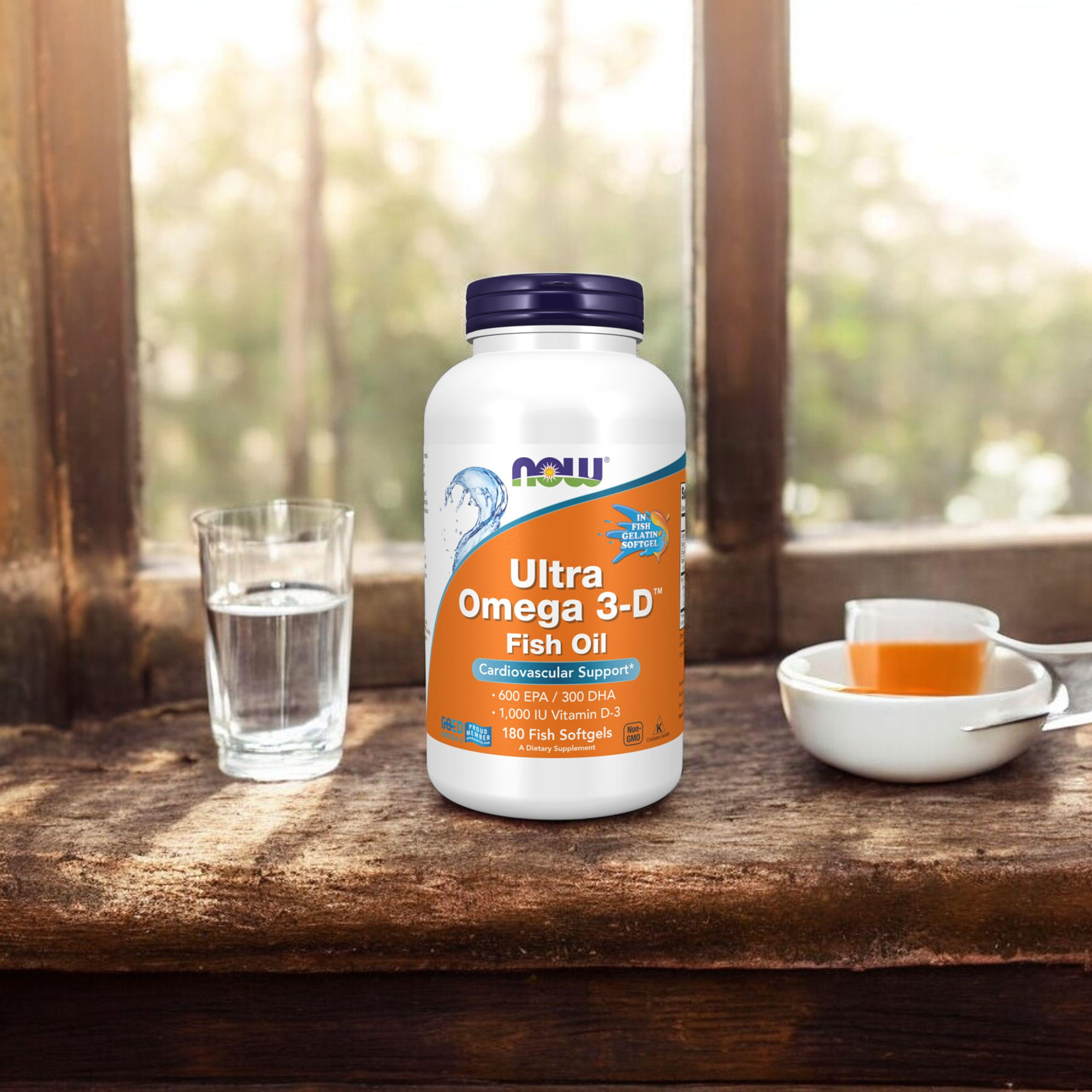 NOW Ultra Omega 3-D Fish Oil - 180softgels