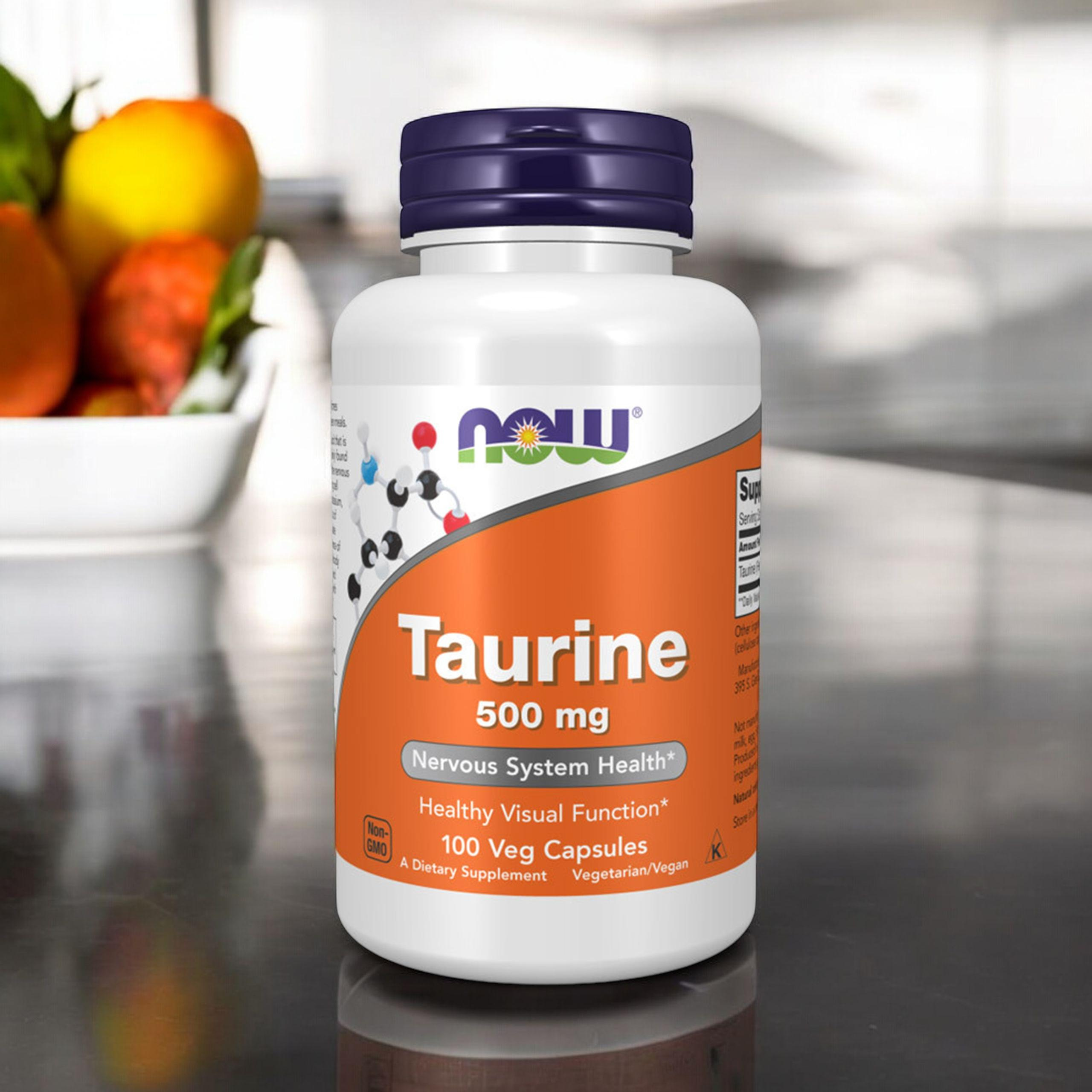 NOW Taurine 500mg - 100vcaps