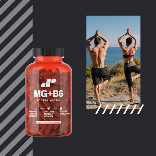 MP NUTRITION Mg + B6 - 90tabs - Magnésium + Vitamine B6