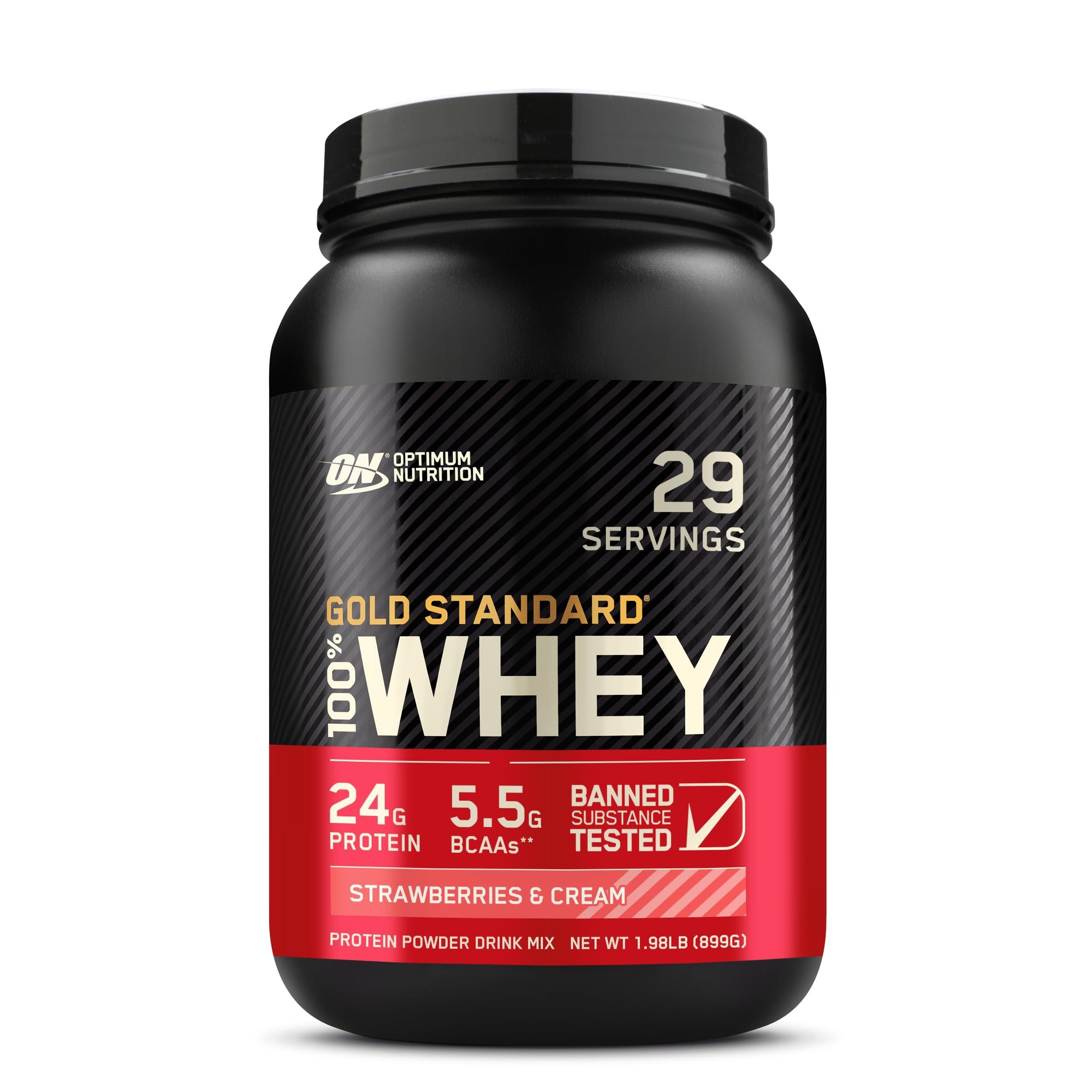 OPTIMUM NUTRITION - Whey Gold Standard - 900g - Strawberry - SOLDES - 27-12