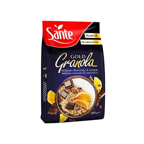 SANTE Granola Gold Chocolat Belge et Orange - 300g