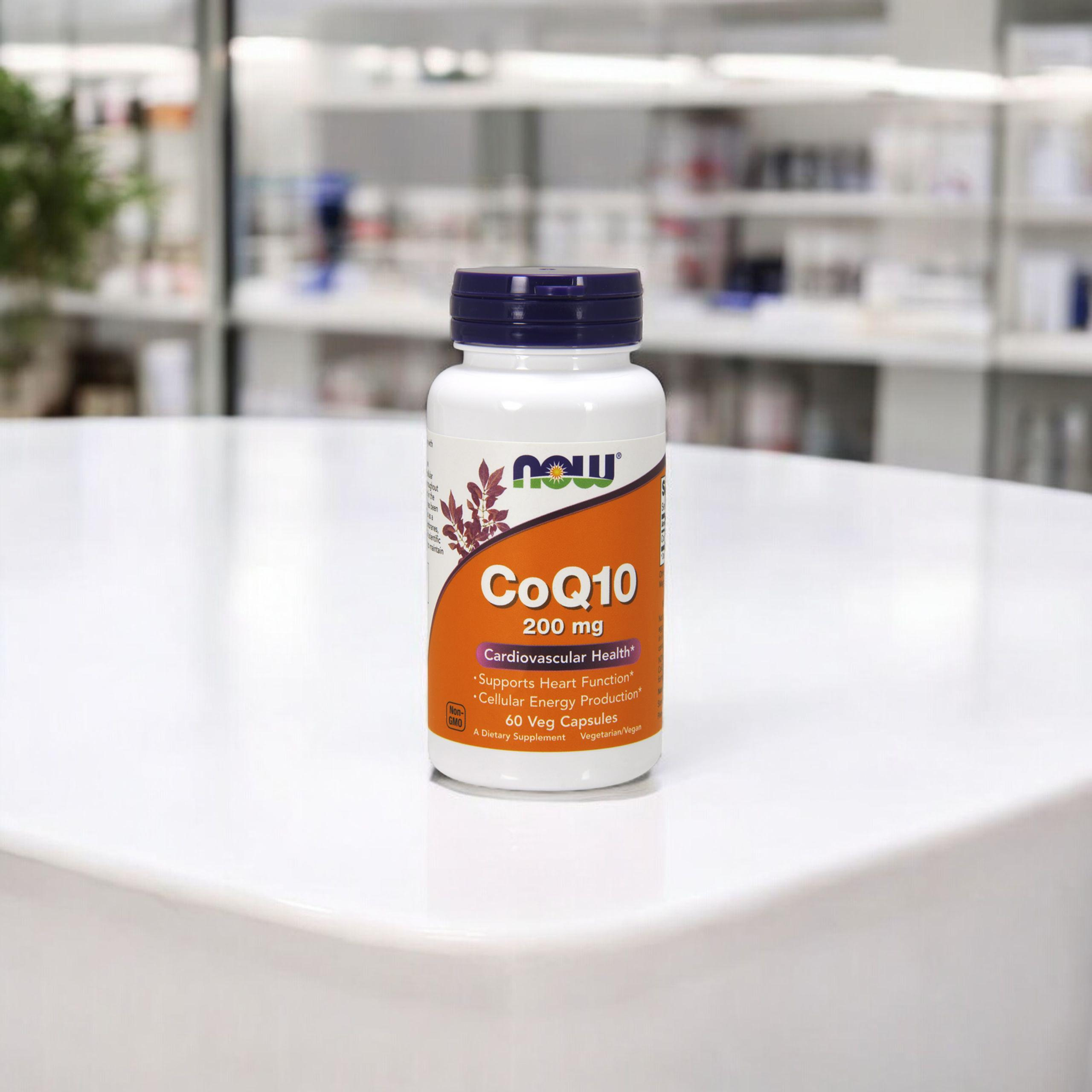 NOW CoQ10 ( Coenzyme Q10 ) 200mg - 60vegcaps