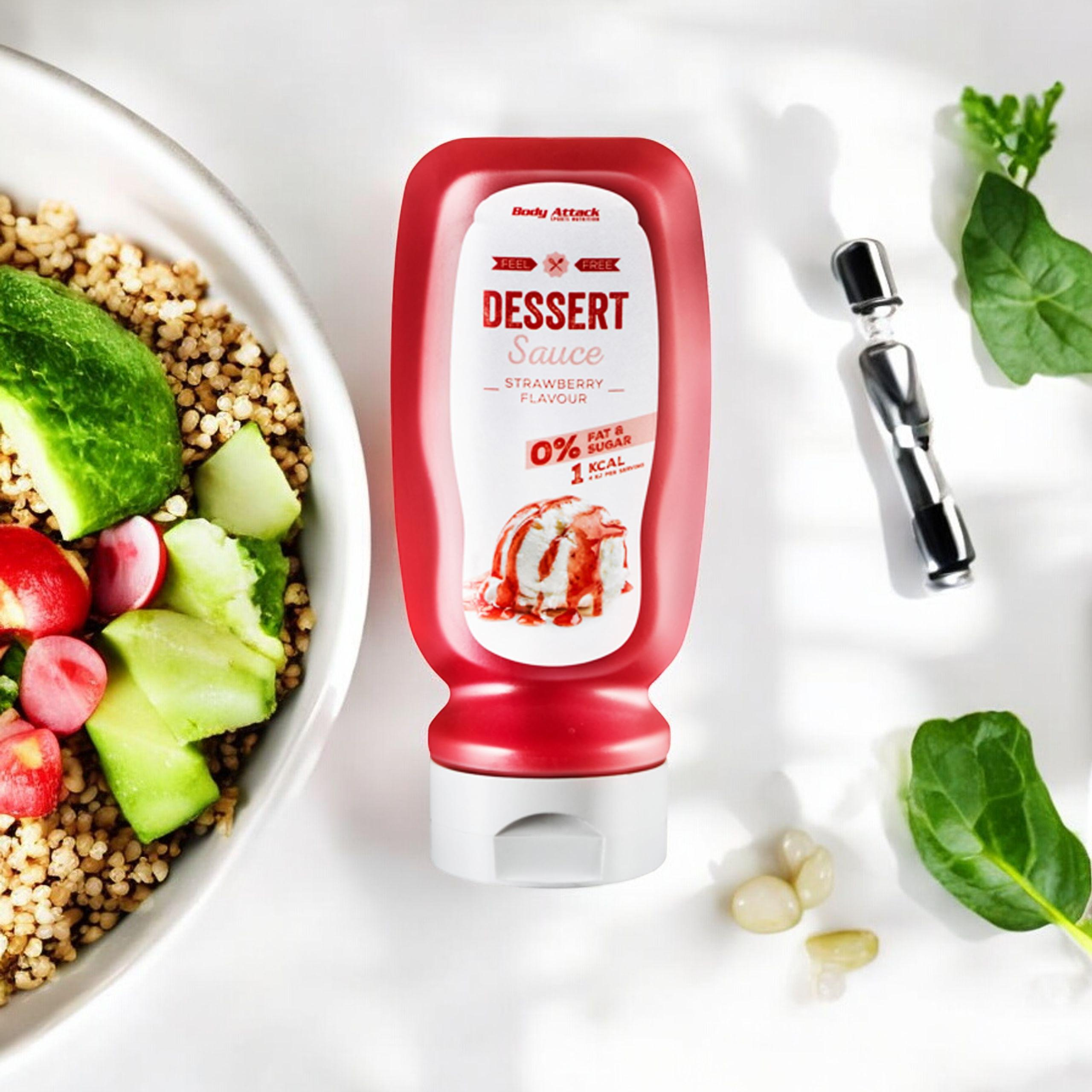 BODY ATTACK Dessert Sauce Strawberry Flavour - 320ml