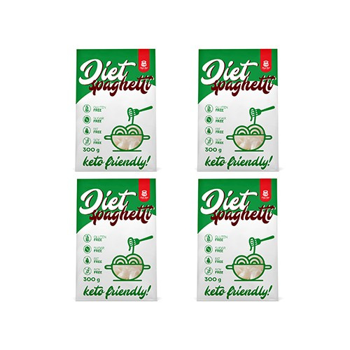 Cheat Meal Nutrition Diet Spaghetti - 4x 400g (4x 300g netto) - Pâtes diététiques