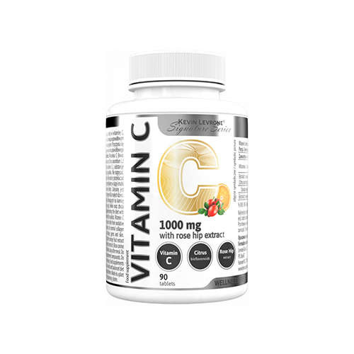 KEVIN LEVRONE Vitamin C avec extrait de Rose - 90tabs.
