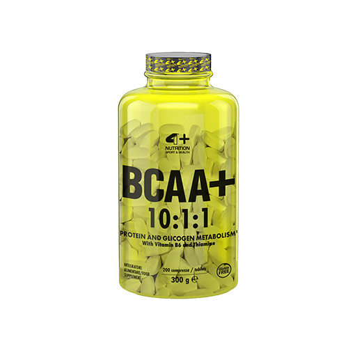 4+ NUTRITION BCAA+ 10:1:1 - 200tabs.