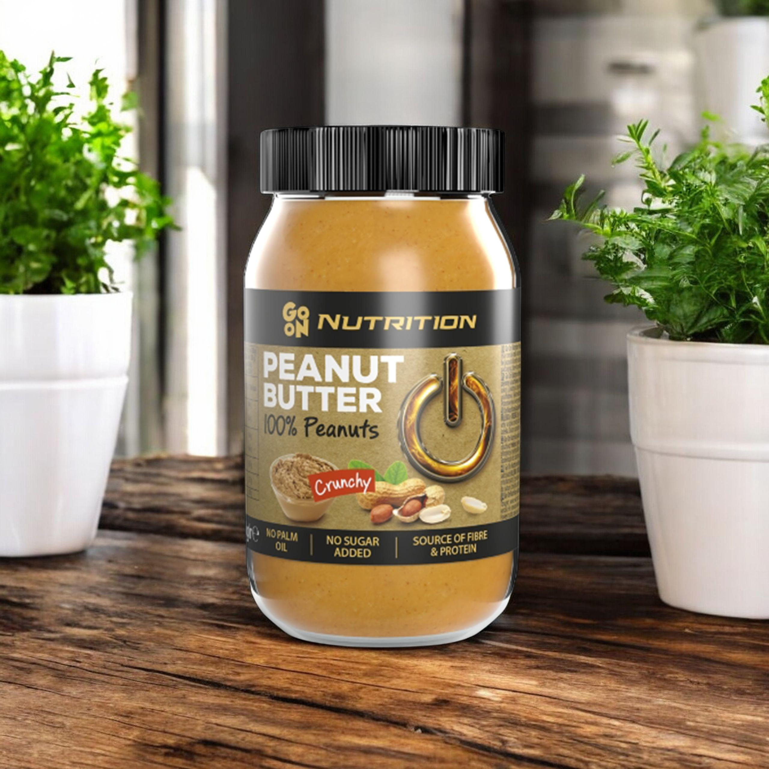 GO ON NUTRITION Peanut Cream 100% Peanuts - 900g - Crème de cacahuètes