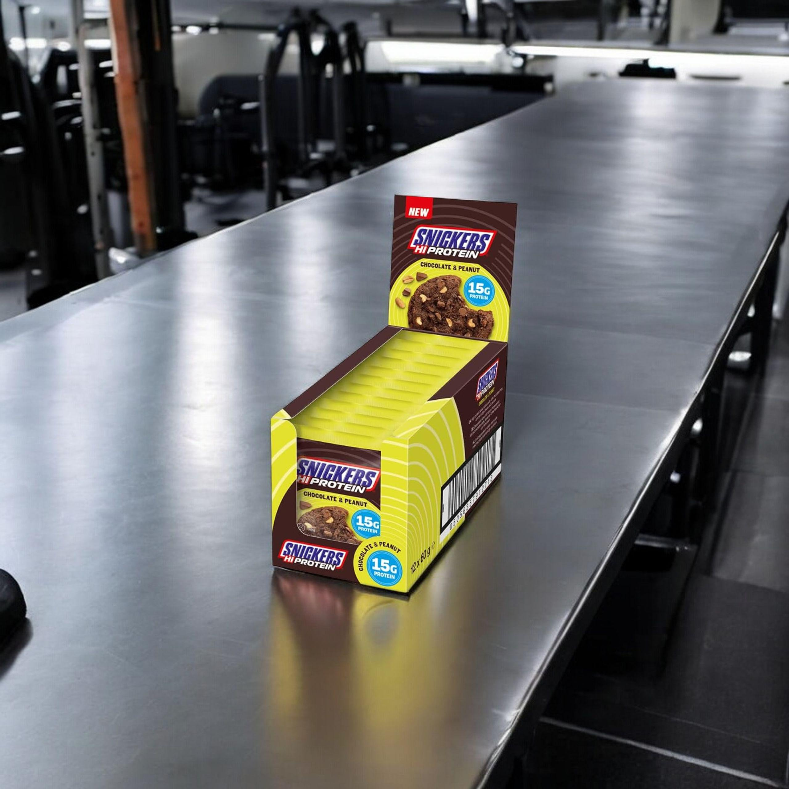 Mars – Biscuit Protéiné Snickers – 12×60 g – Chocolat & Cacahuète