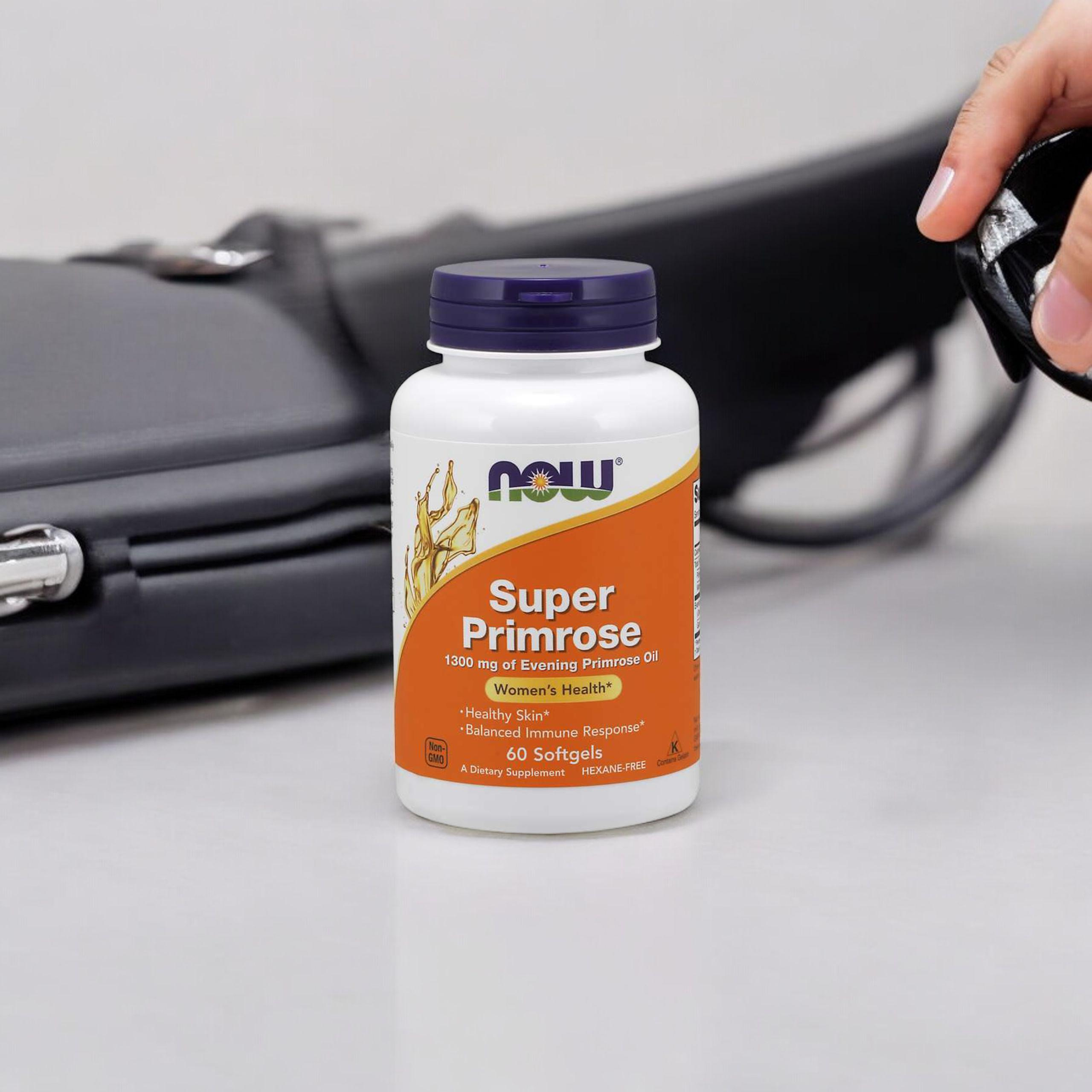 NOW Super Primrose - 60softgels. - Huile d'Onagre Biannuelle