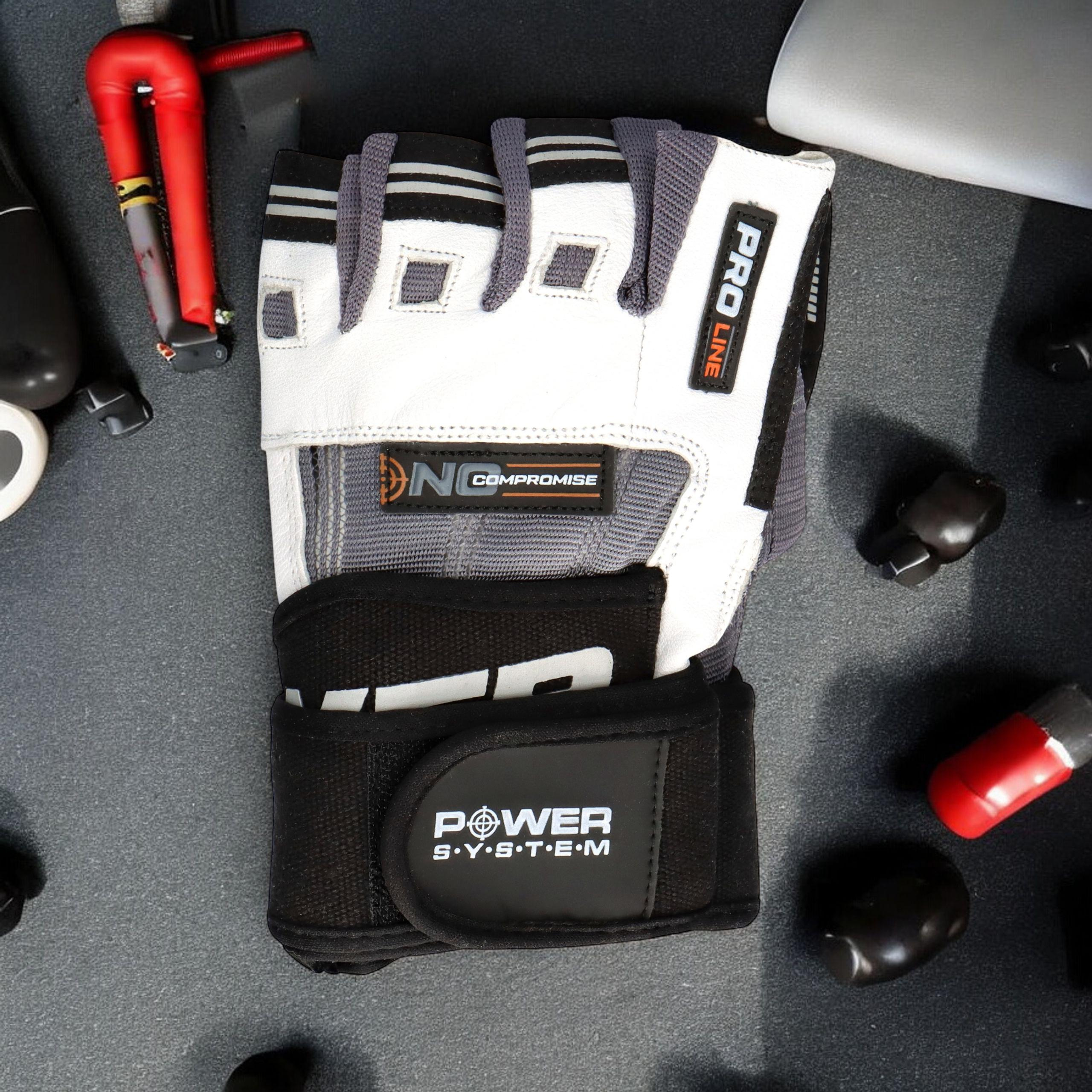 POWER SYSTEM Gants - No Compromise - White/Gray