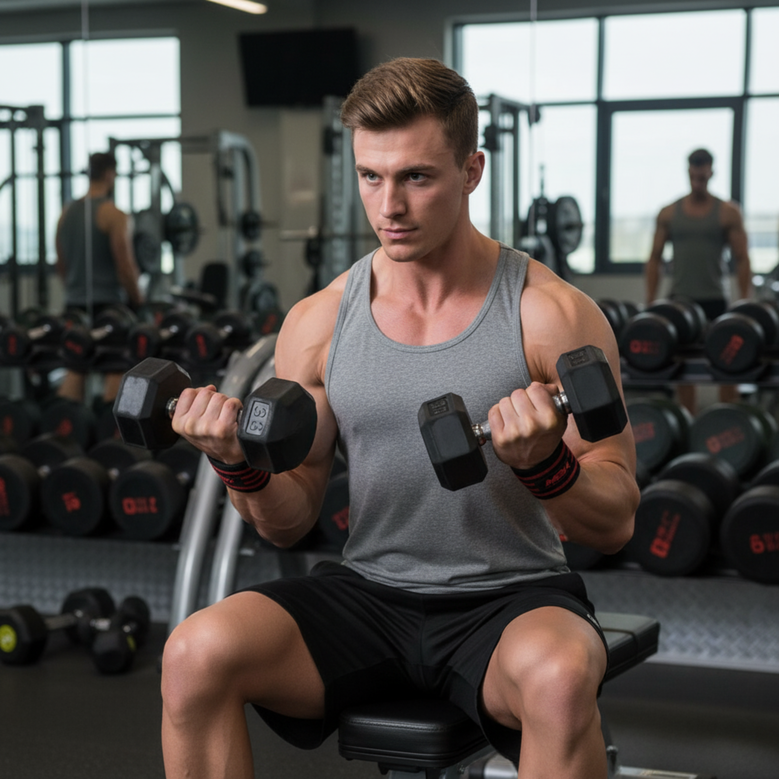 MEX SPORT - Wrist Wraps Mex - rouge