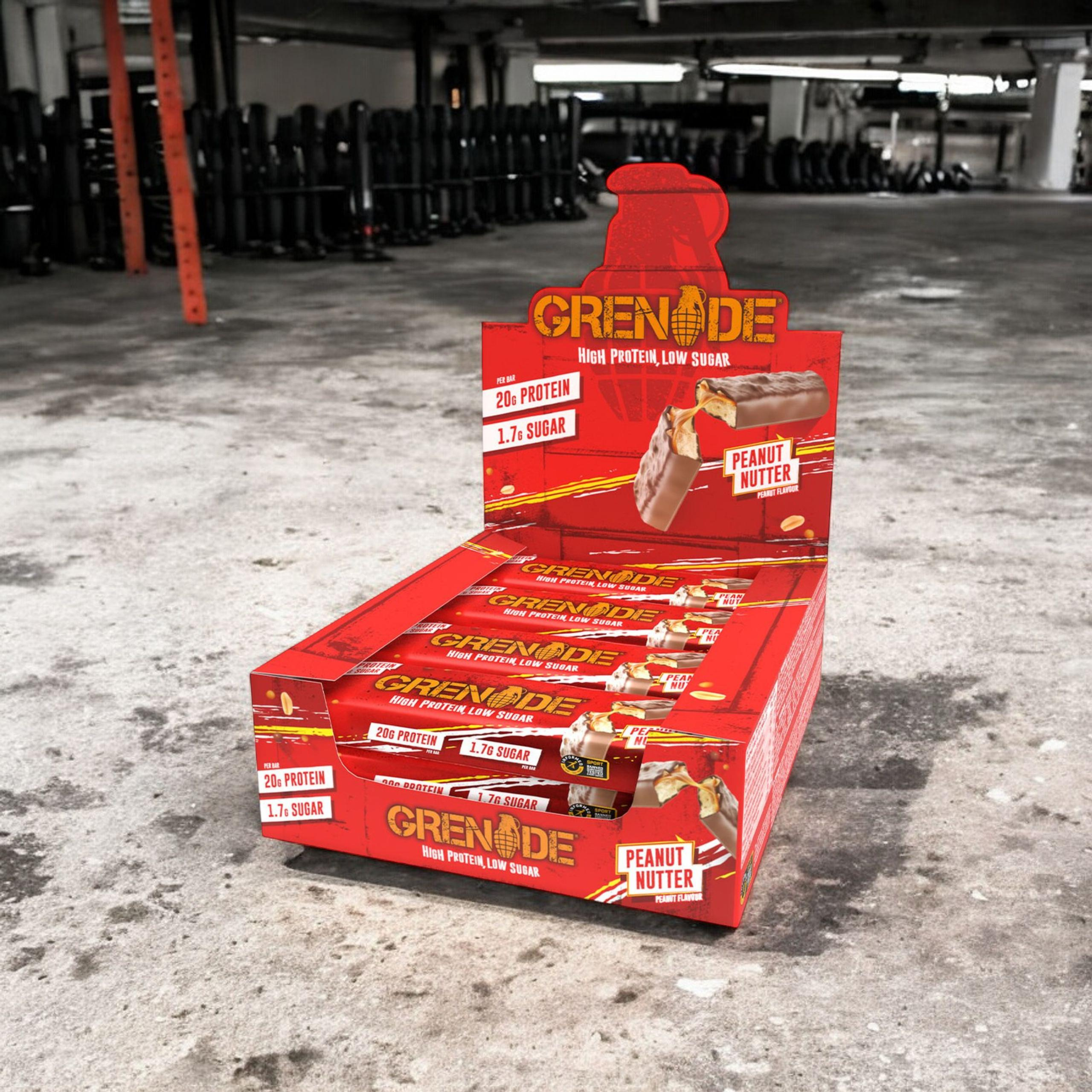 GRENADE - Barre Protéinée - 60g x12