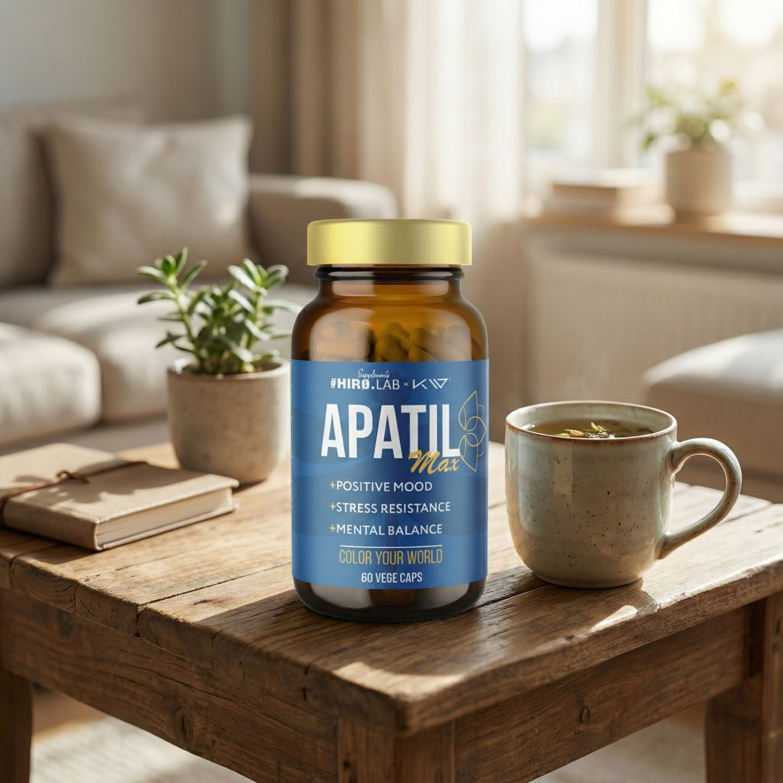 Hiro.Lab x Kamila Wybrańczyk - Apatil Max - mieux-être, résistance au stress