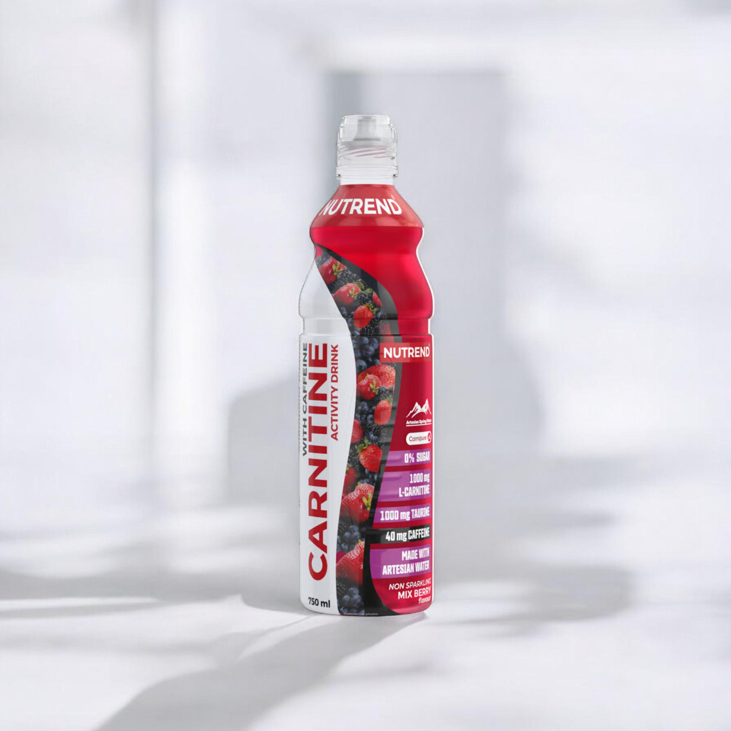 NUTREND Boisson à la carnitine avec caféine - 8x 750ml