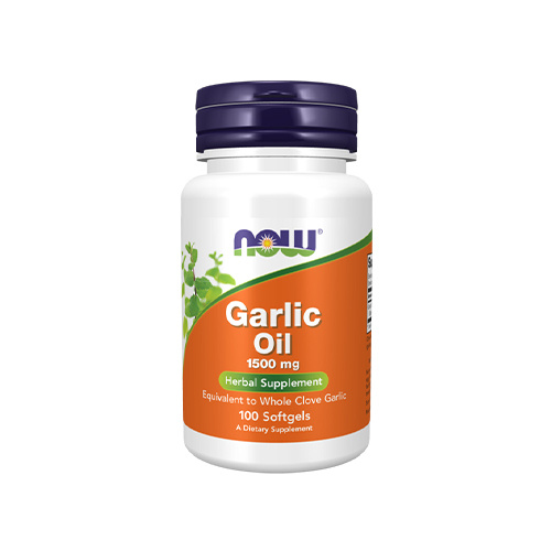NOW Garlic Oil - 100 softgels