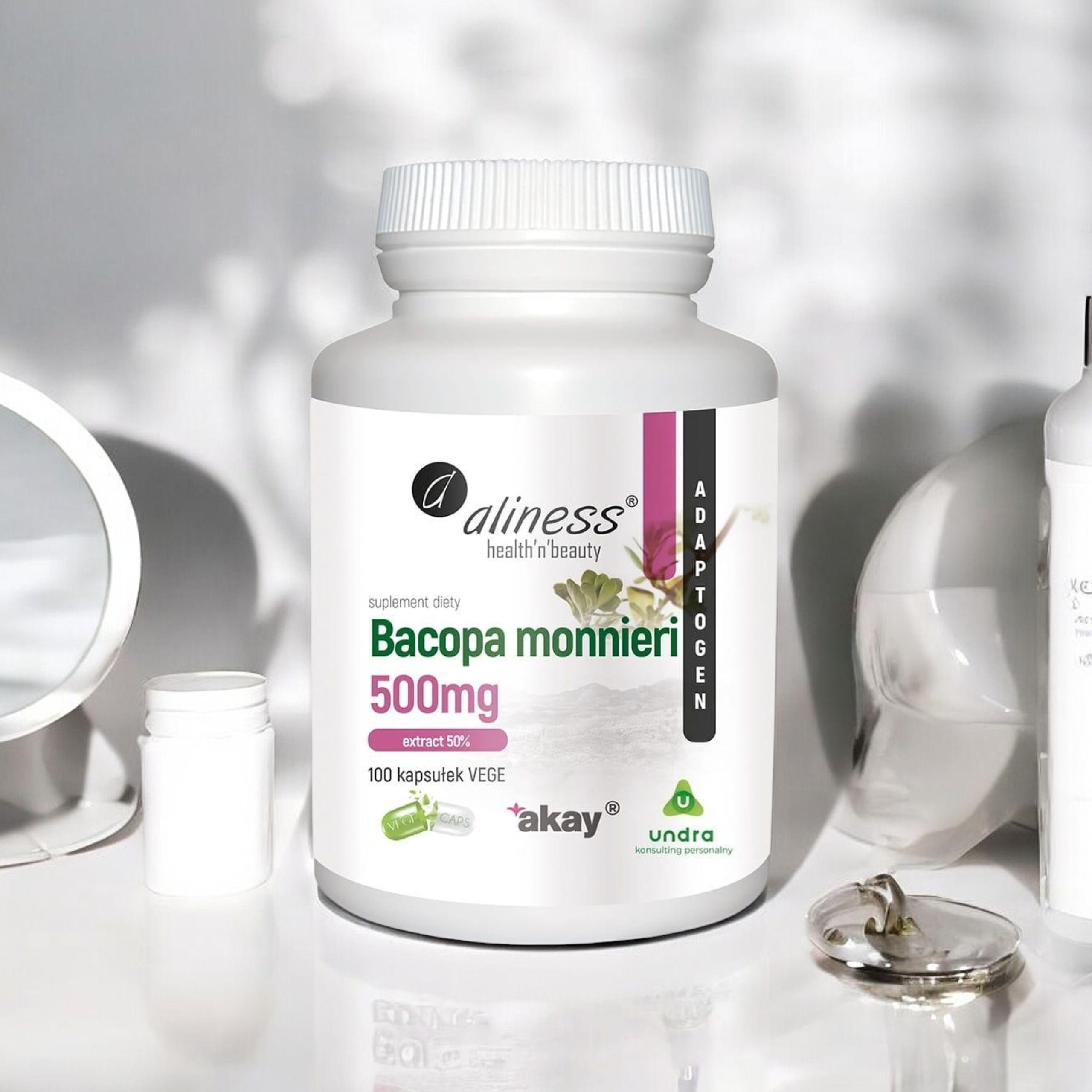 ALINESS - Extrait de Bacopa Monnieri 500mg - 100 gélules végétales.