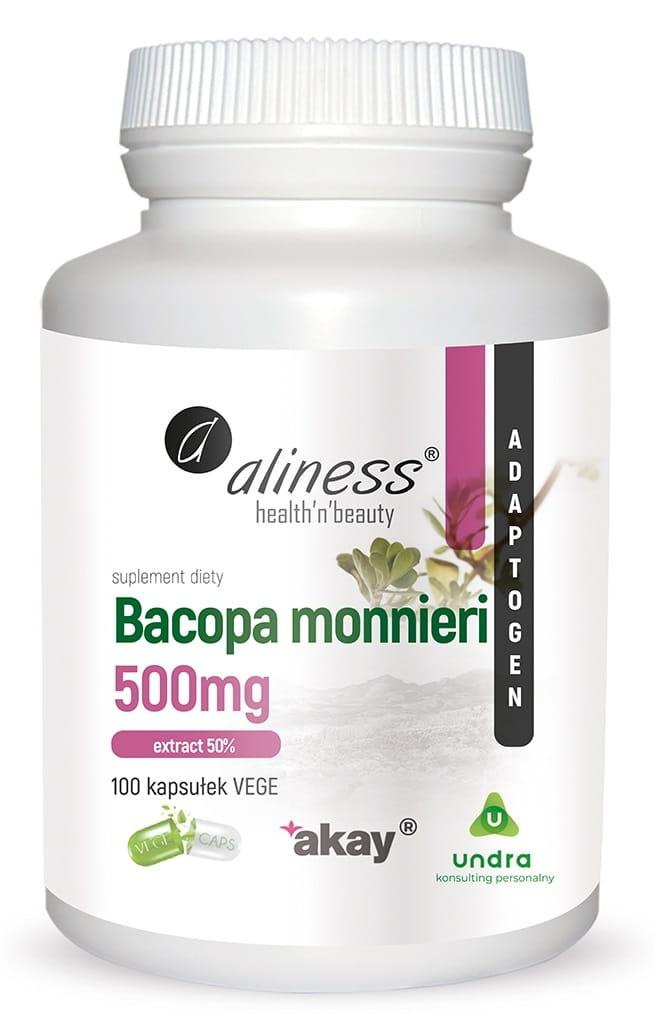 ALINESS - Extrait de Bacopa Monnieri 500mg - 100 gélules végétales.