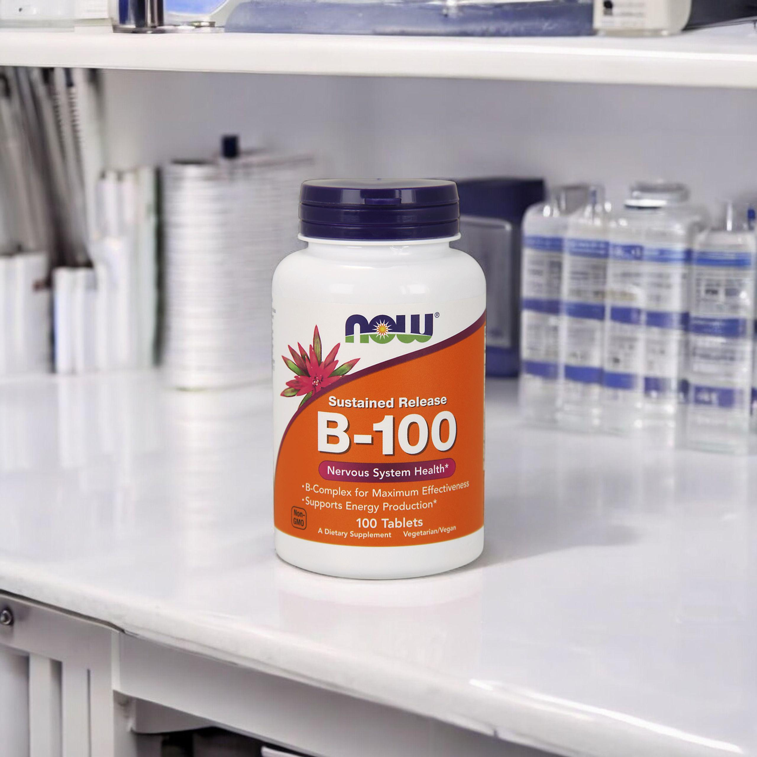 NOW Vitamine B-100 - 100tabs.