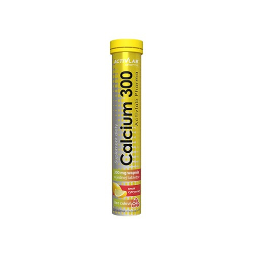 ACTIVLAB - Calcium 300 - 20 comprimés effervescents - Lemon