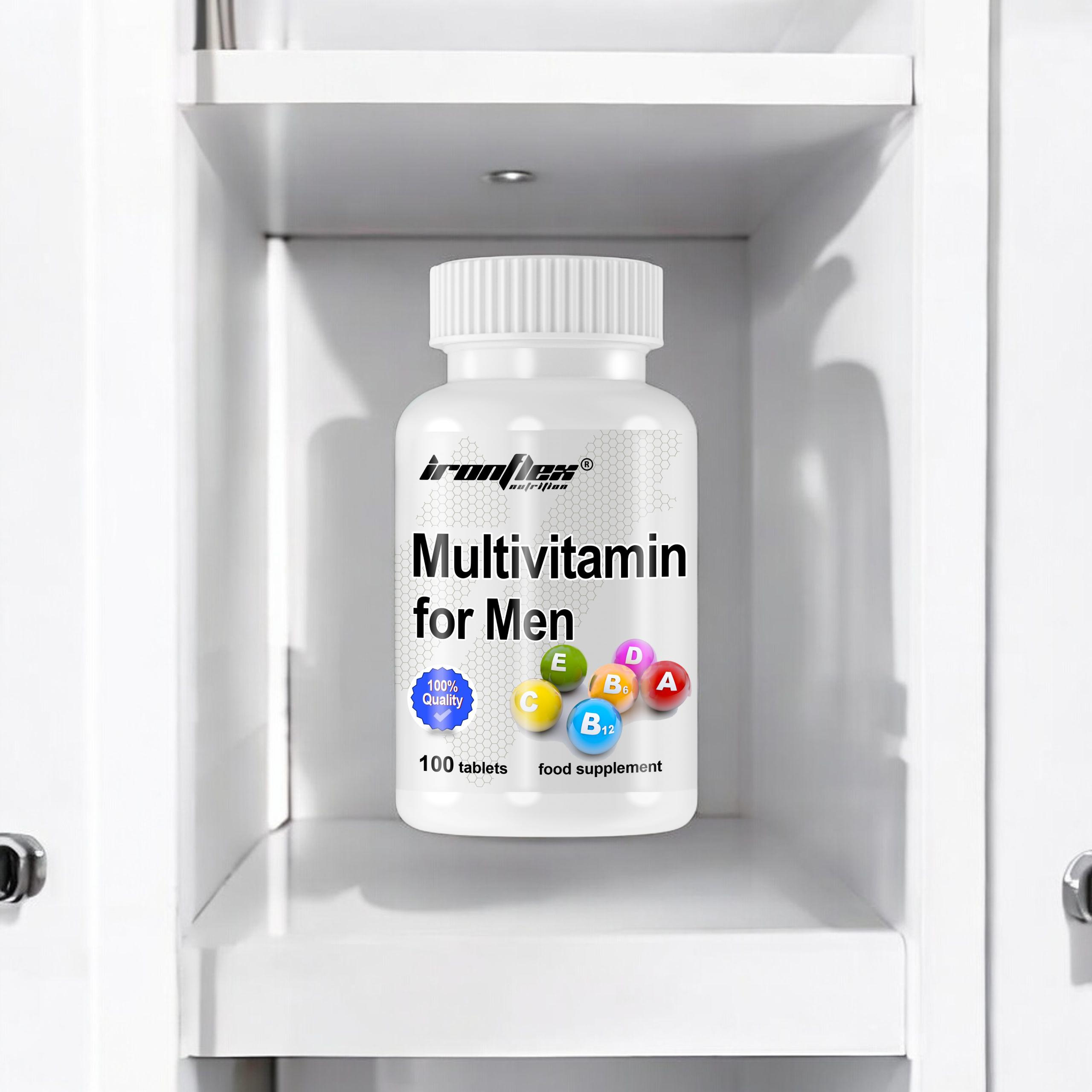 IRONFLEX Multivitamin for Men - 100tabs