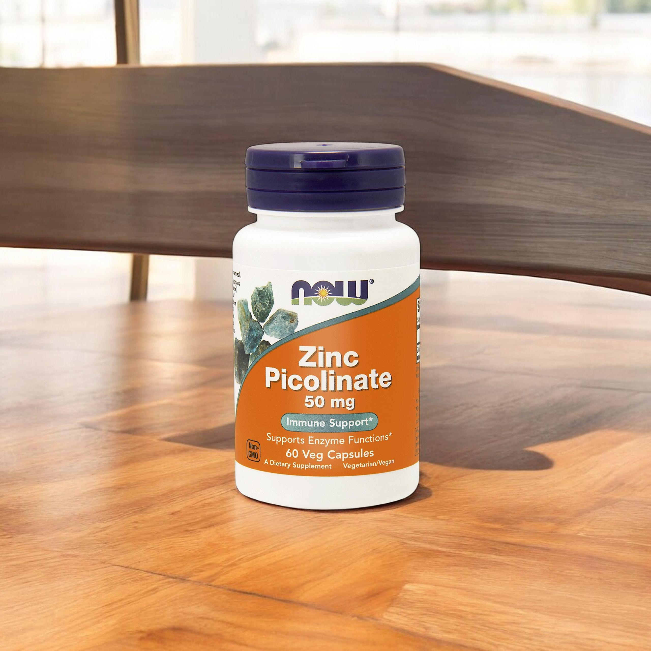 NOW - Zinc Picolinate 50mg - 30 gélules végétales.