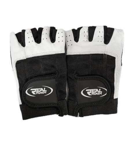 REAL PHARM Gants - L - White/Black
