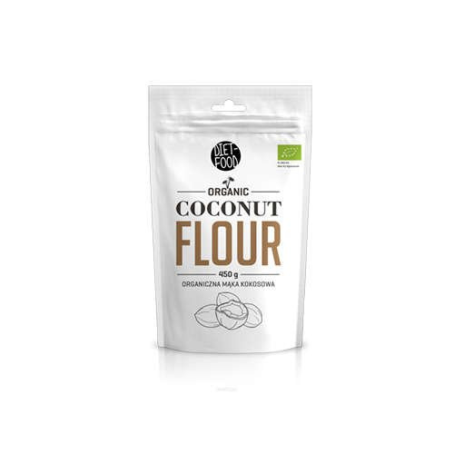 DIET FOOD Organic Coconut Flour - 450g - Farine de noix de coco