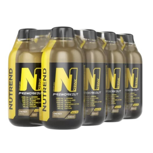 NUTREND N1 Drink PreWorkout - 8x 330ml