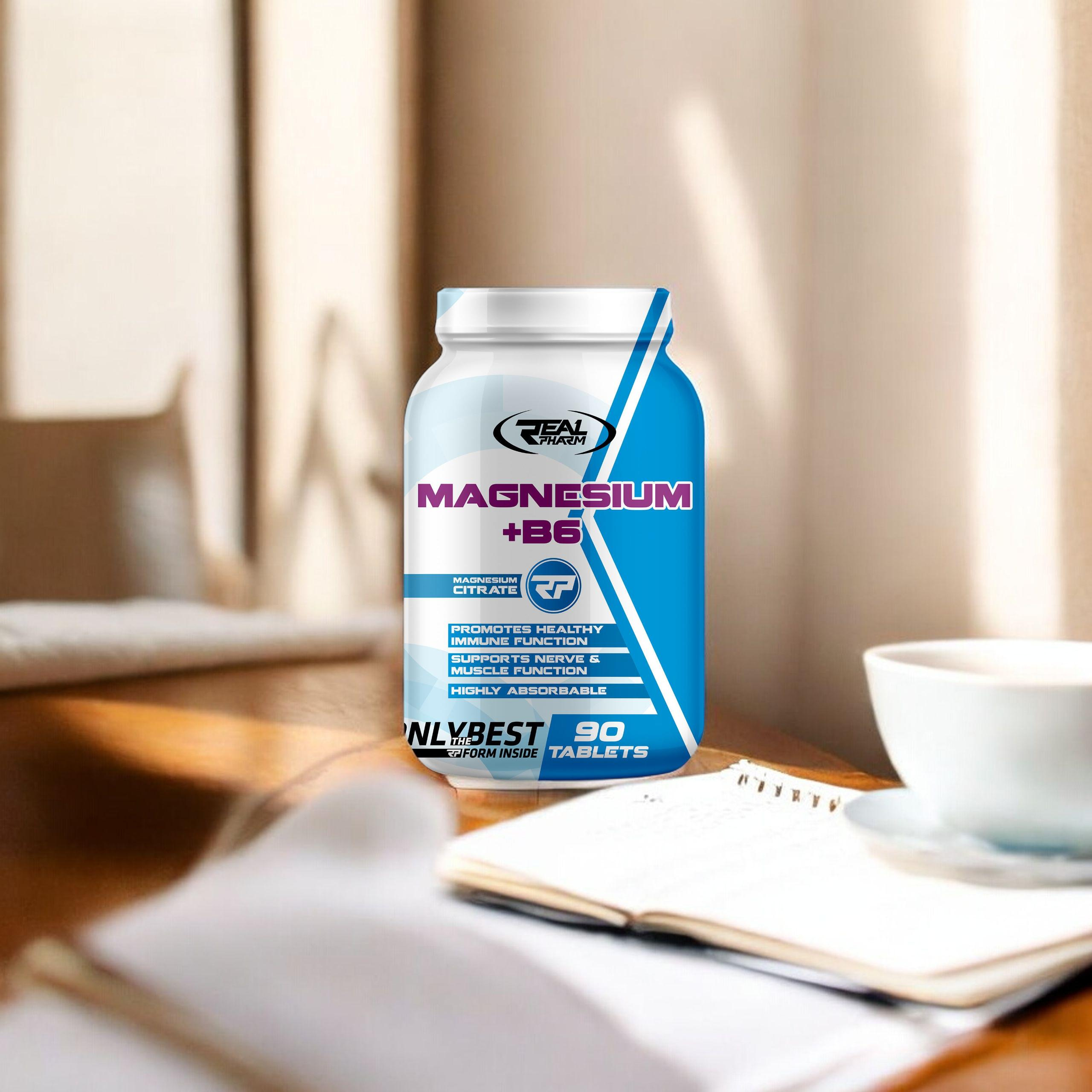 REAL PHARM Magnesium+ B6 - 90tabs