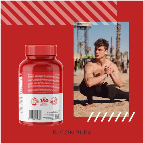 MP NUTRITION Vitamin B-Complex - 90tabs - Complexe de Vitamines B