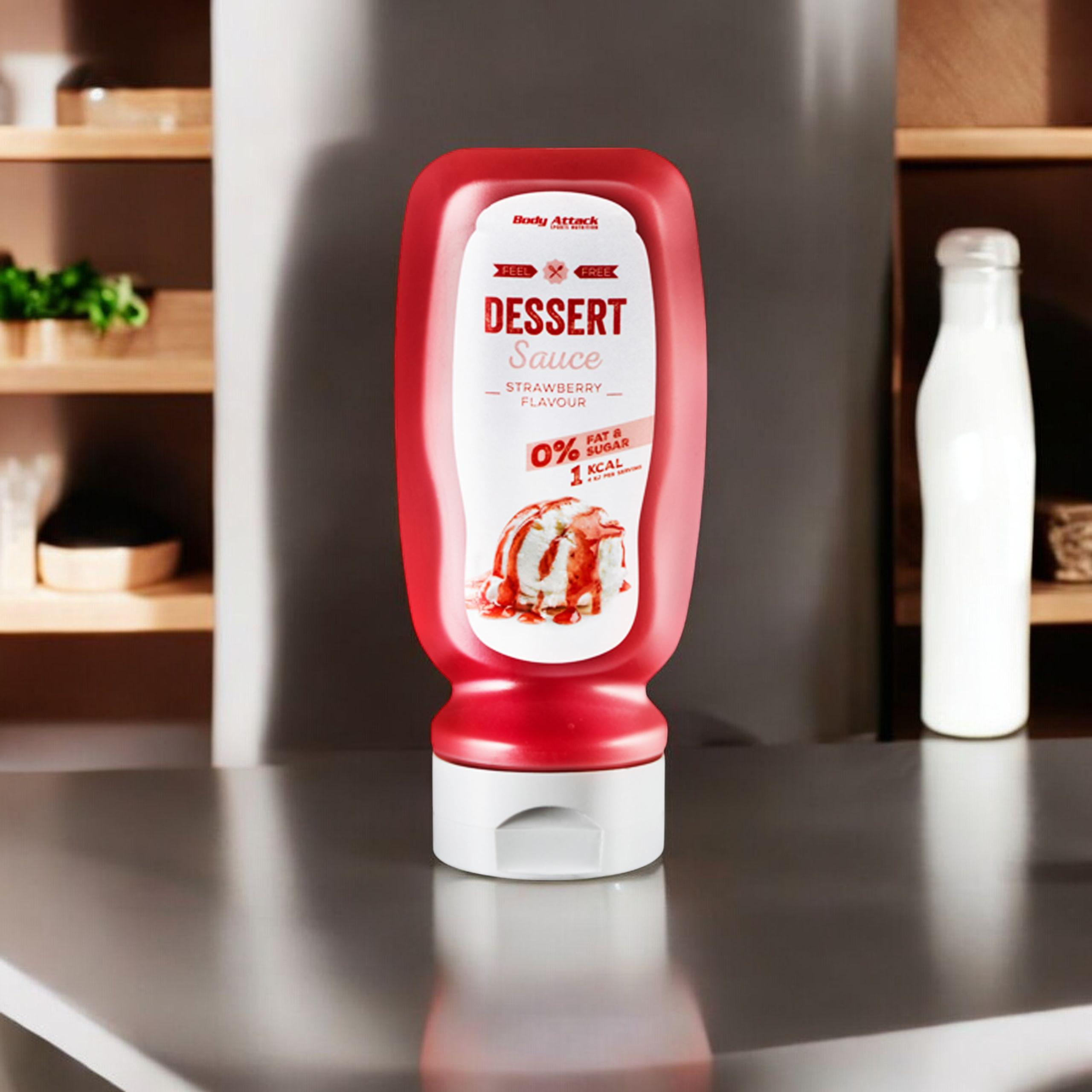 BODY ATTACK Dessert Sauce Strawberry Flavour - 320ml