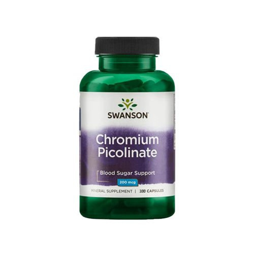 SWANSON Picolinate de Chrome 200mcg - 100caps