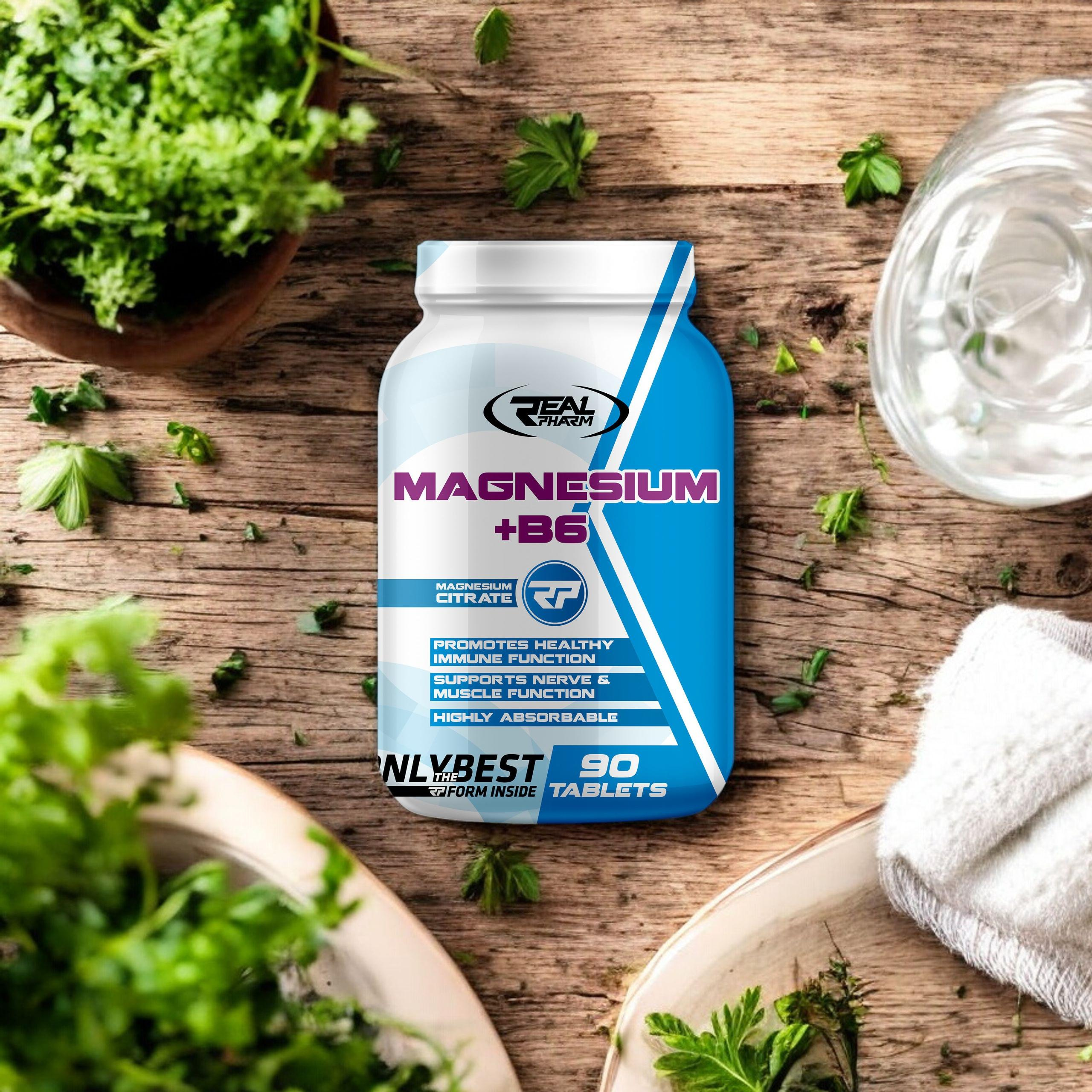 REAL PHARM Magnesium+ B6 - 90tabs