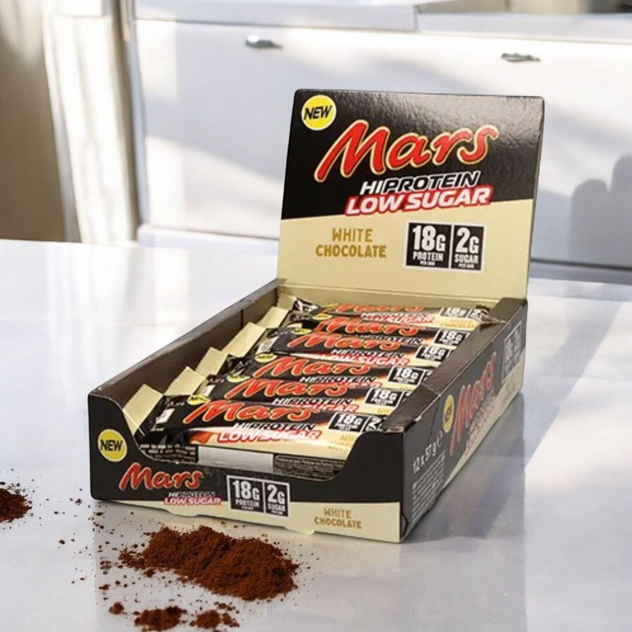 Mars - Barre Mars HIProtein LS - 12x 57g - Chocolat blanc