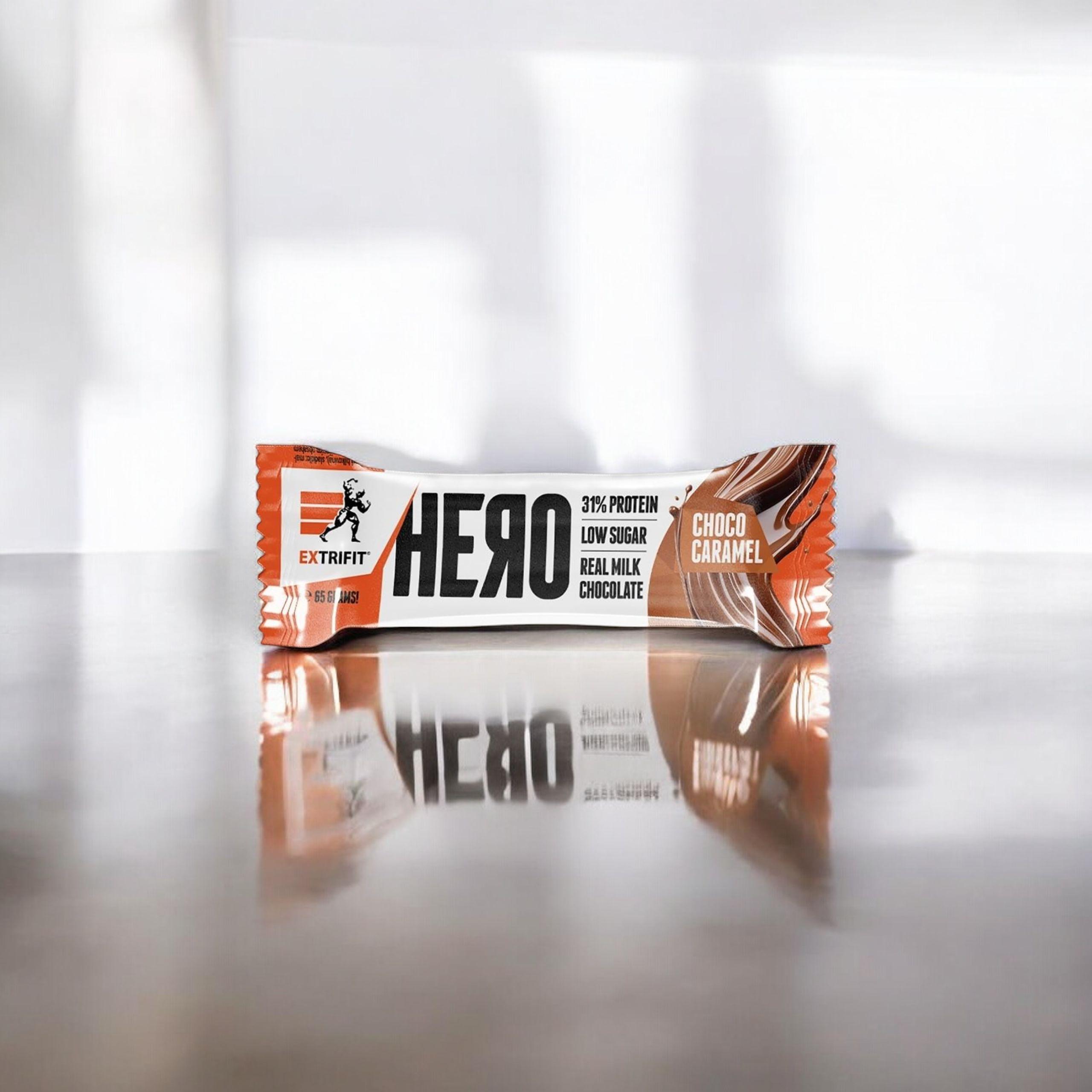 EXTRIFIT - Barre Hero - 65g - Chocolat Caramel