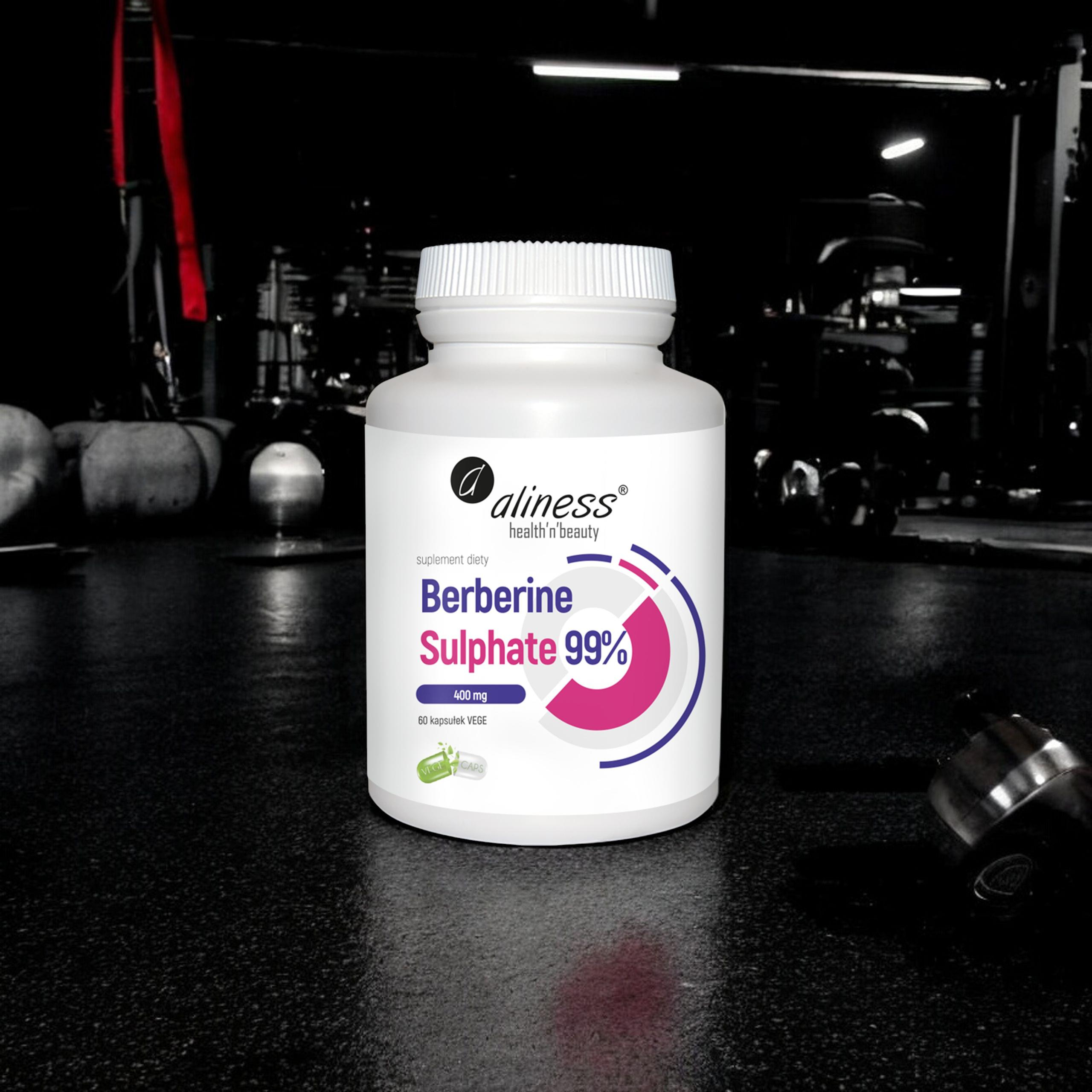 ALINESS Berberine Sulphate 99% 400 mg - 60vcaps