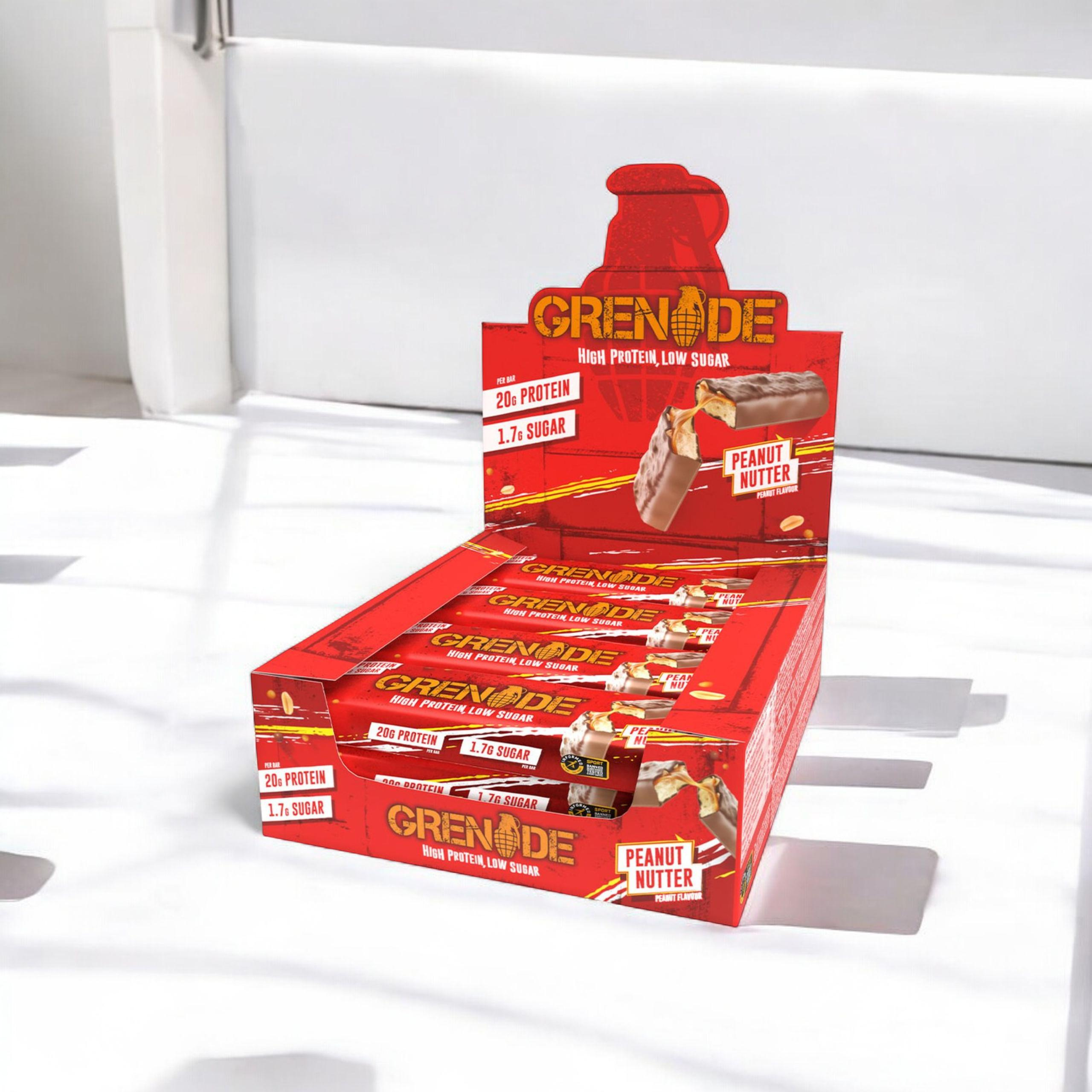 GRENADE - Barre Protéinée - 60g x12