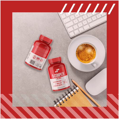 MP NUTRITION Vitamin B-Complex - 90tabs - Complexe de Vitamines B