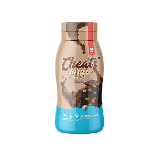 Cheat Meal Nutrition Syrup 0% (Sirop zéro calorie) - 500ml - Czekoladowo - orzechowy -VENTE - 24-01