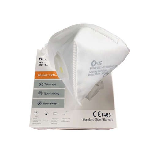 MP GENERATION Masque de protection réutilisable avec filtre FFP3 - 1 szt. + Gratis Masque jetable certifié 3 couches - 1szt