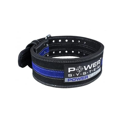 POWER SYSTEM - Ceinture en Cuir - 1300g - Powerlifting Blue