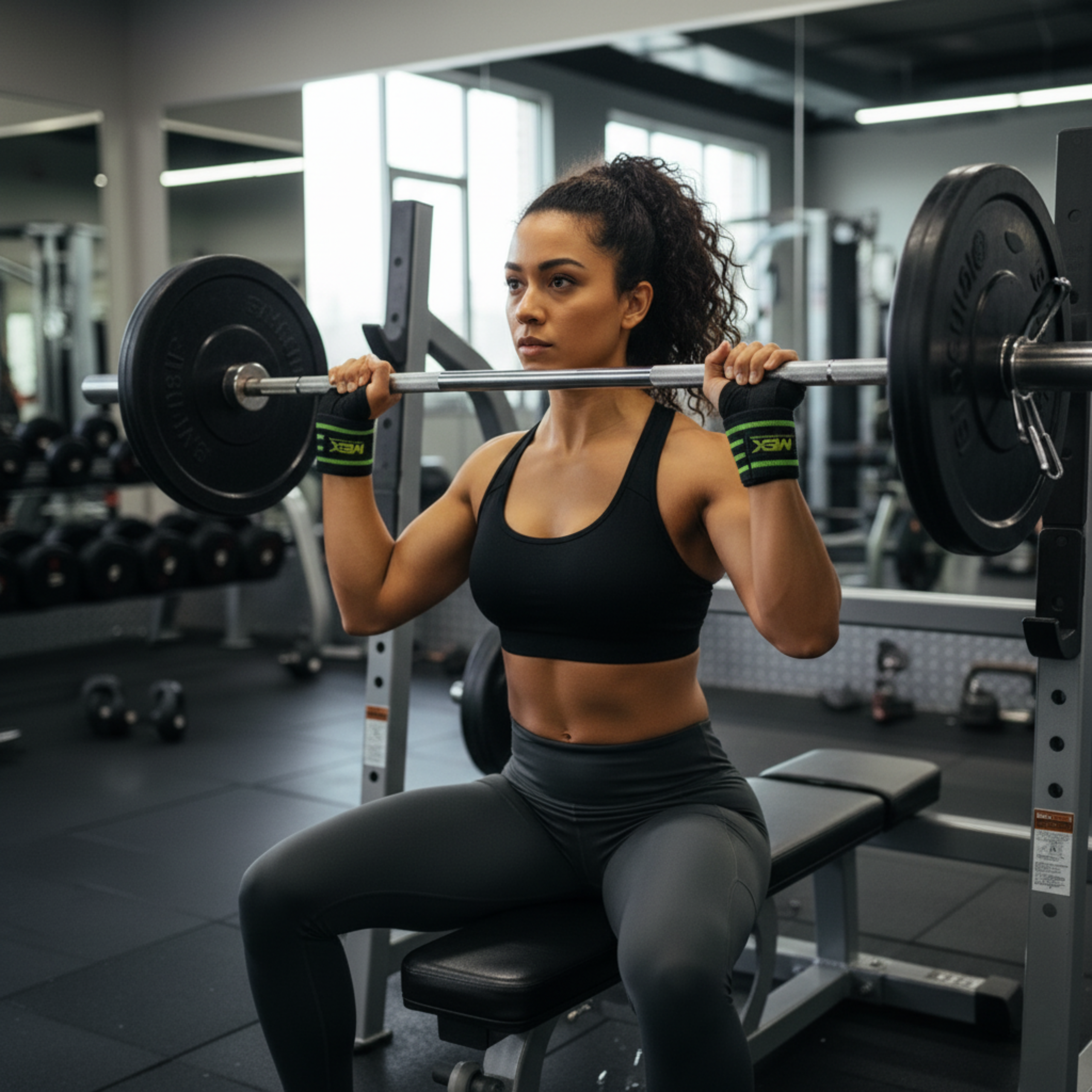 MEX SPORT - Wrist Wraps Mex - Jaune