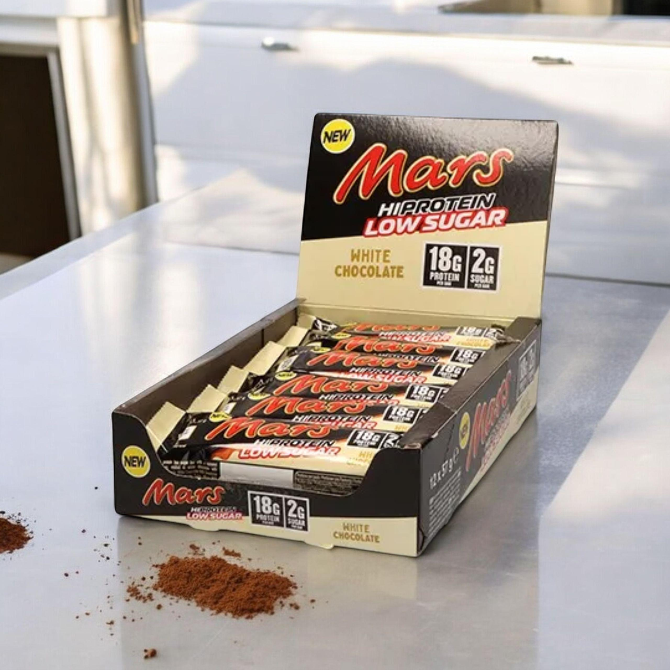 Mars - Barre Mars HIProtein LS - 12x 57g - Chocolat blanc